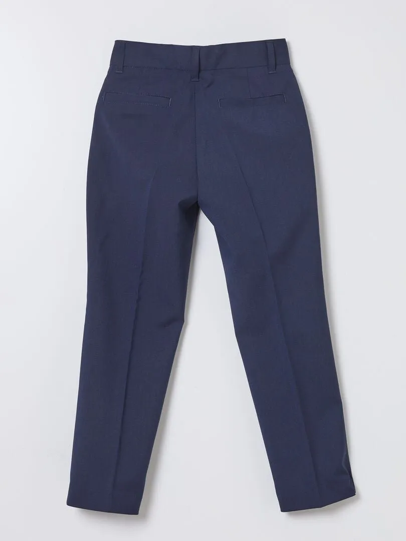 PANTALóN DE TRAJE 'SLIM'  MARINO
