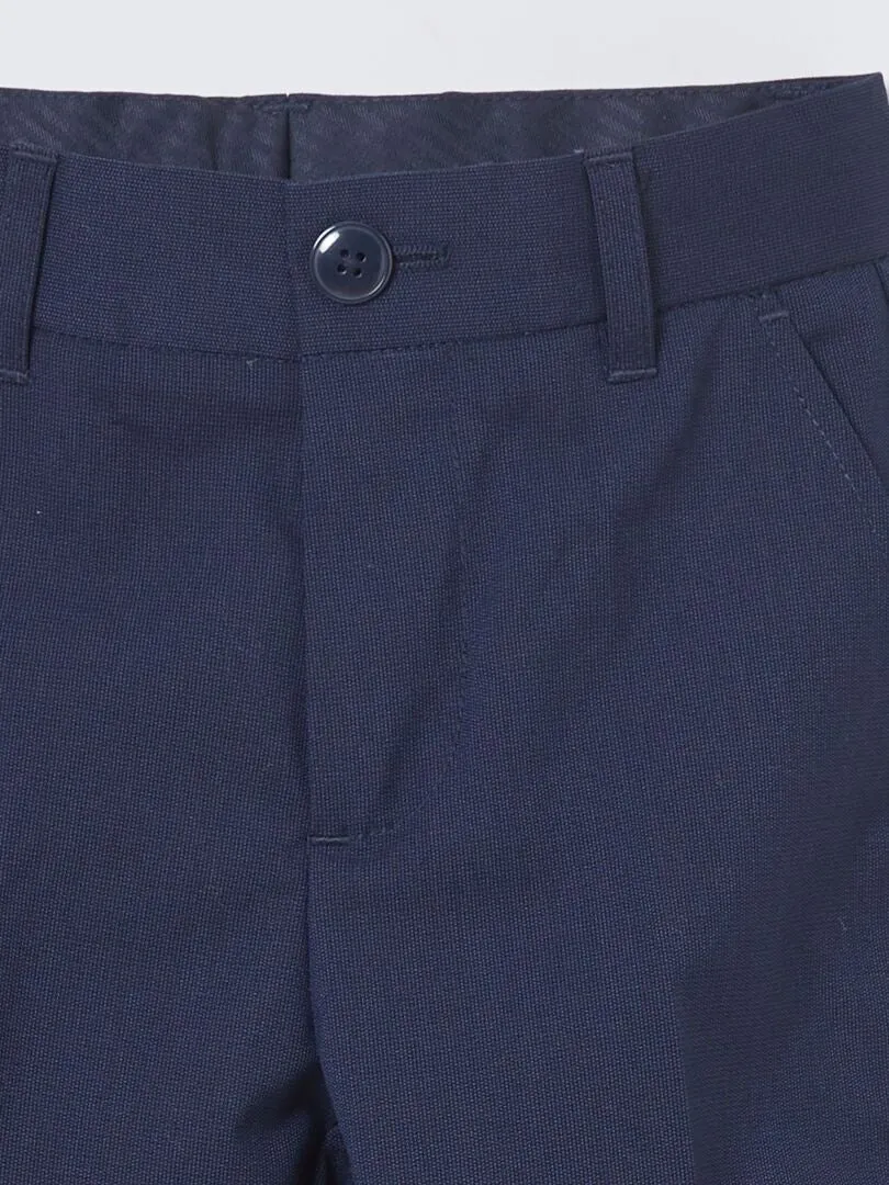 PANTALóN DE TRAJE 'SLIM'  MARINO
