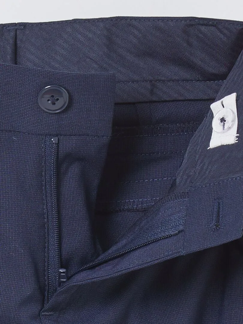 PANTALóN DE TRAJE 'SLIM'  MARINO