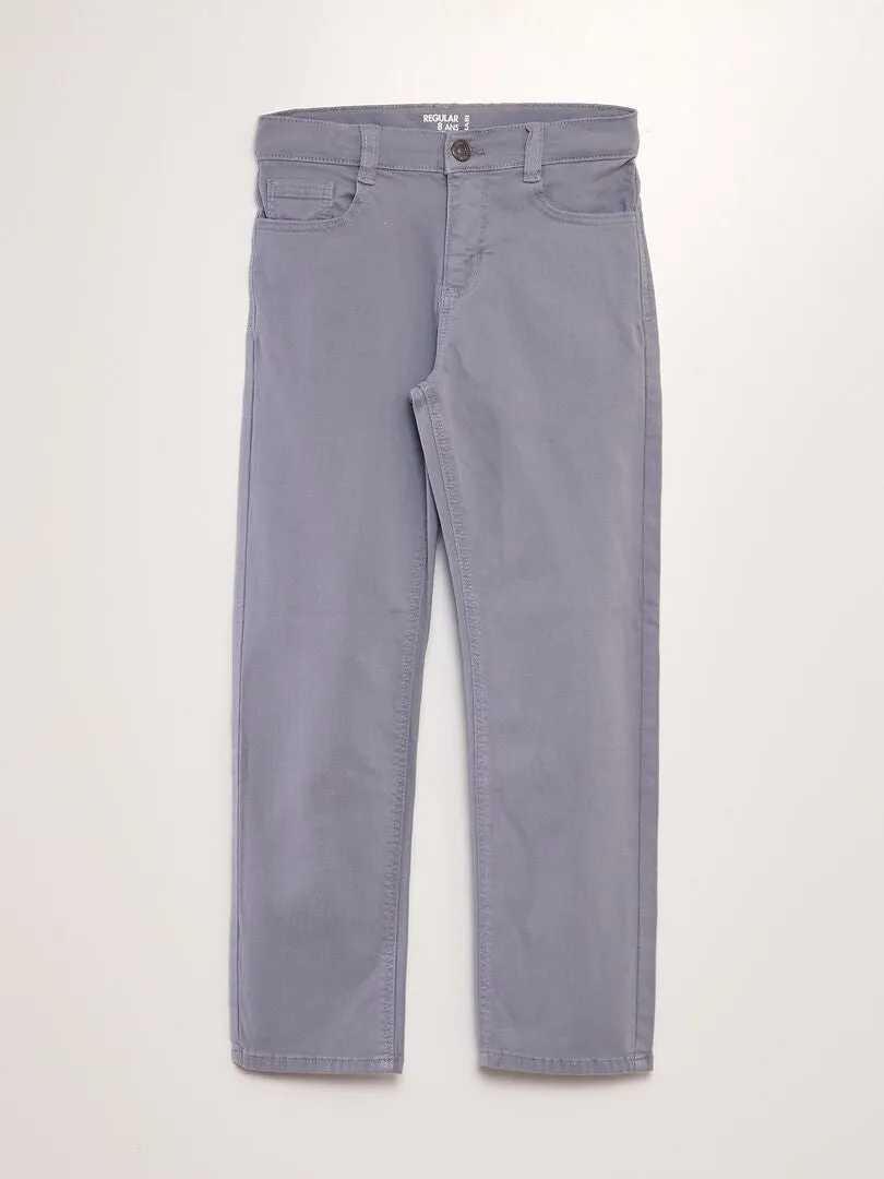 PANTALóN REGULAR DE SARGA  AZUL