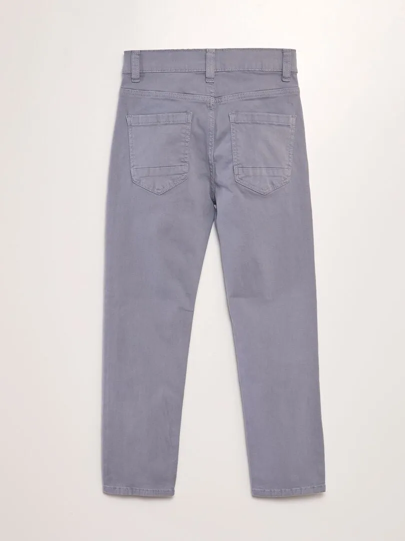 PANTALóN REGULAR DE SARGA  AZUL