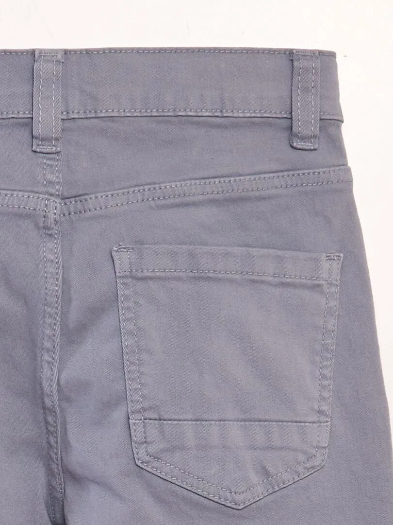 PANTALóN REGULAR DE SARGA  AZUL