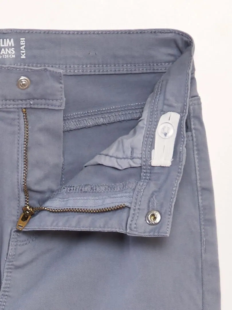 PANTALóN REGULAR DE SARGA  AZUL
