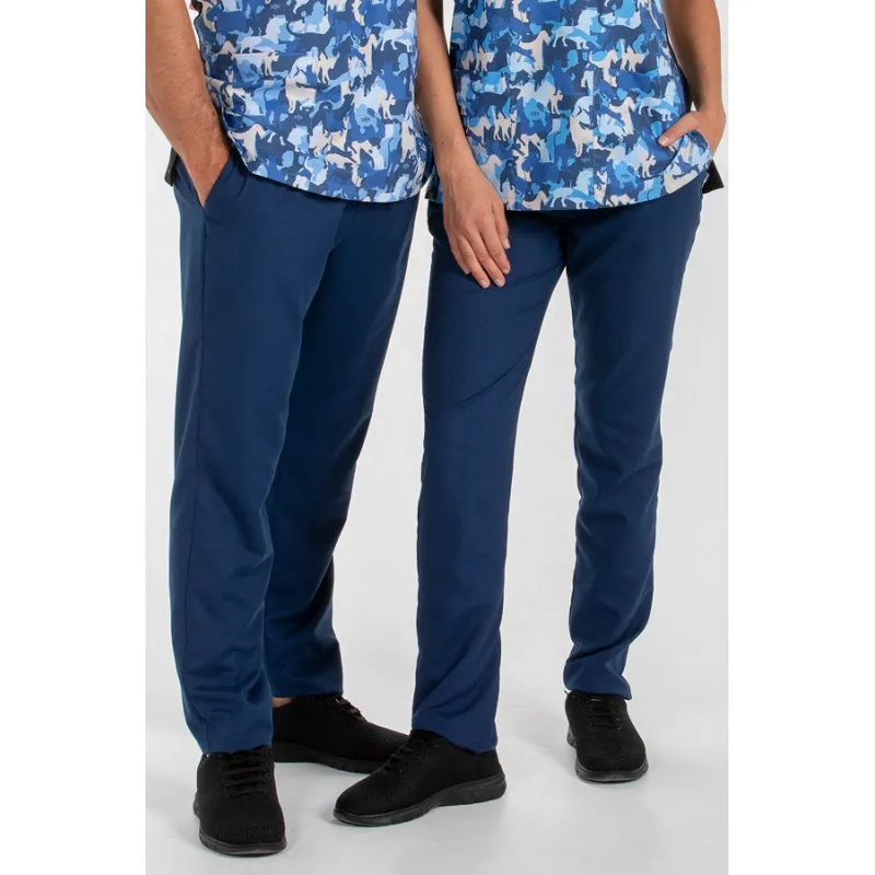 PANTALóN SANITARIO DE MICROFIBRA AZUL MARINO  DYNEKE