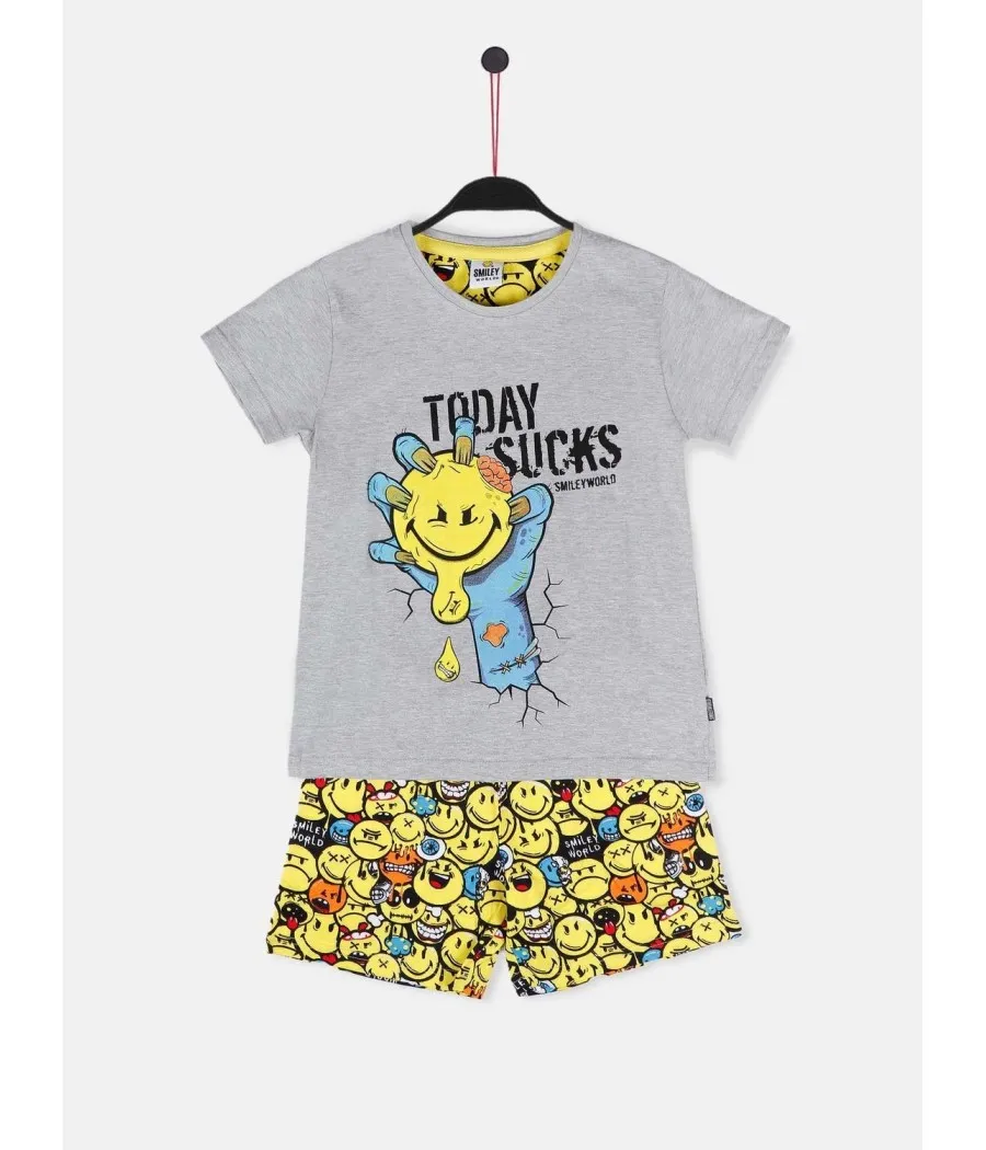 Pijama niño Today verano Smiley World algodón