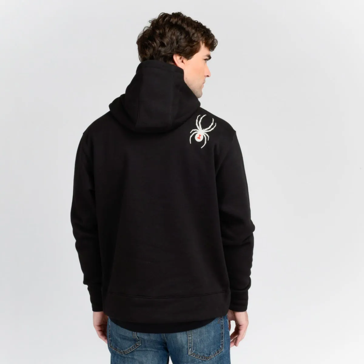 Polerón Entrenamiento Hombre Spyder Hoodie Nordic Negro