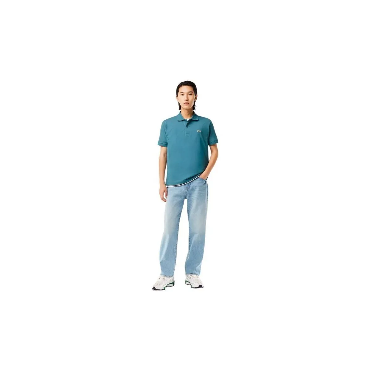Polo Classic Fit Hombre Ocean Green
