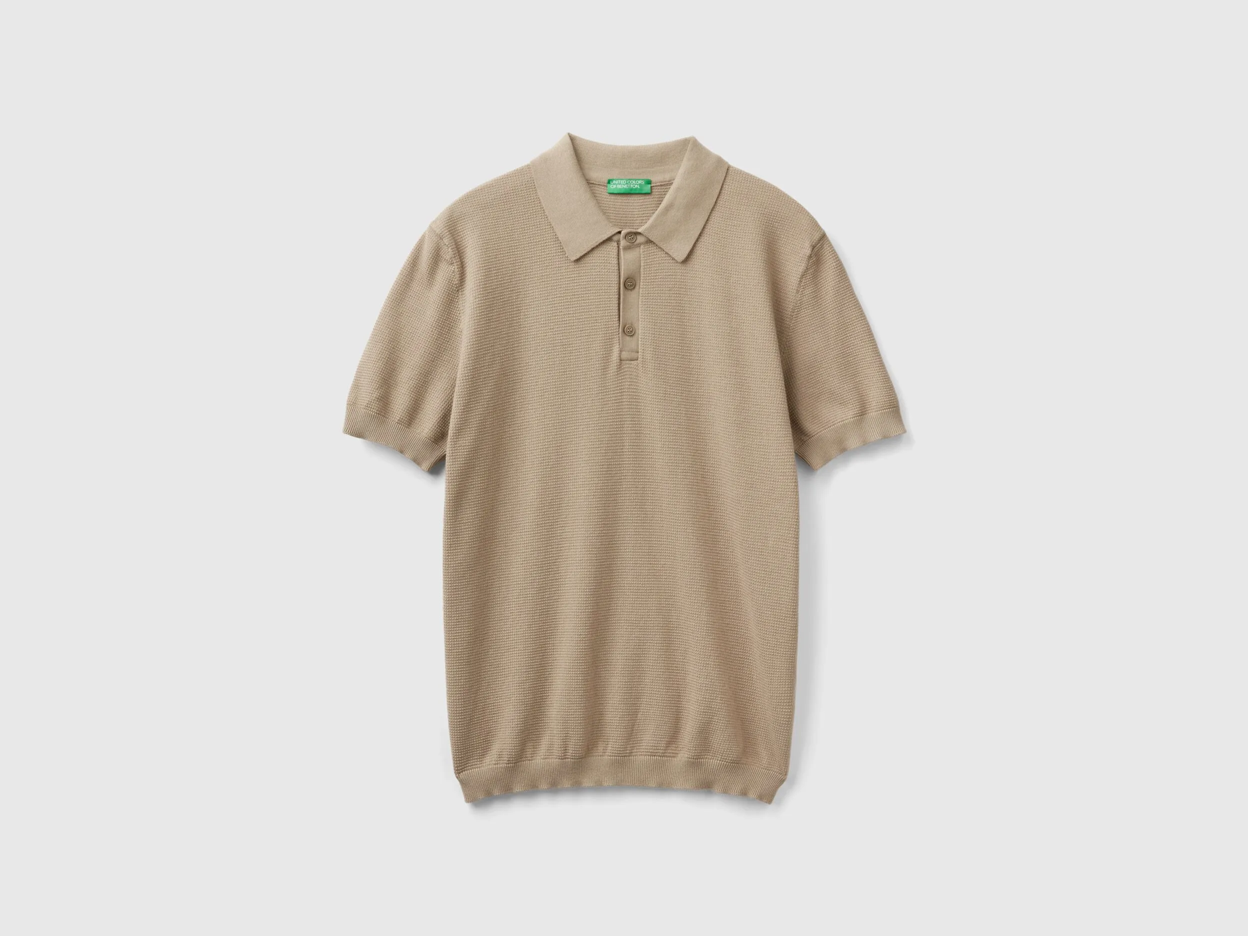 Polo de punto de manga corta