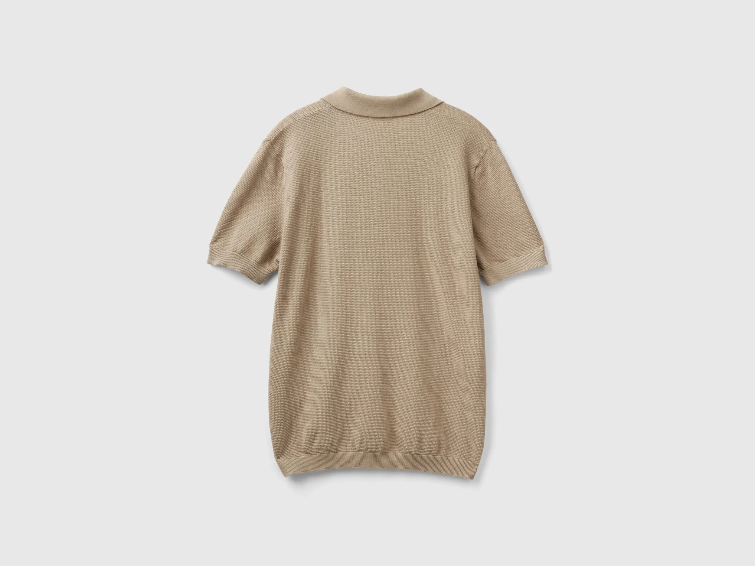 Polo de punto de manga corta