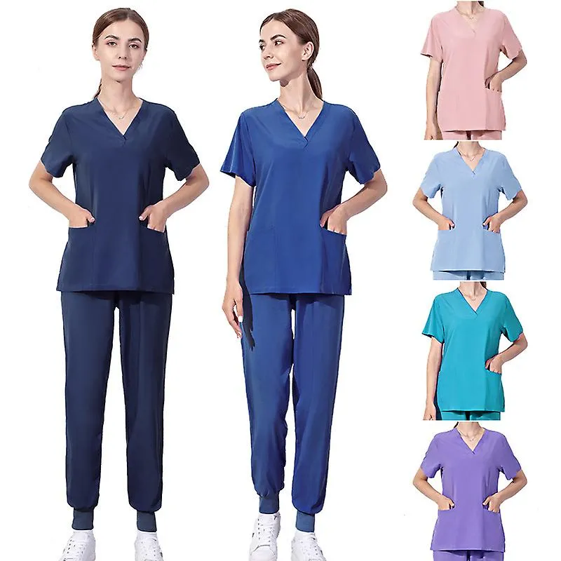 PROFESSIONAL PREMIUM VNECK NURSE UNIFORMS  WRINKLERESISTANT, HIGHQUALITY, DURABLE, SKINFRIENDLY, BREATHABLE, COMFORTABLE, S