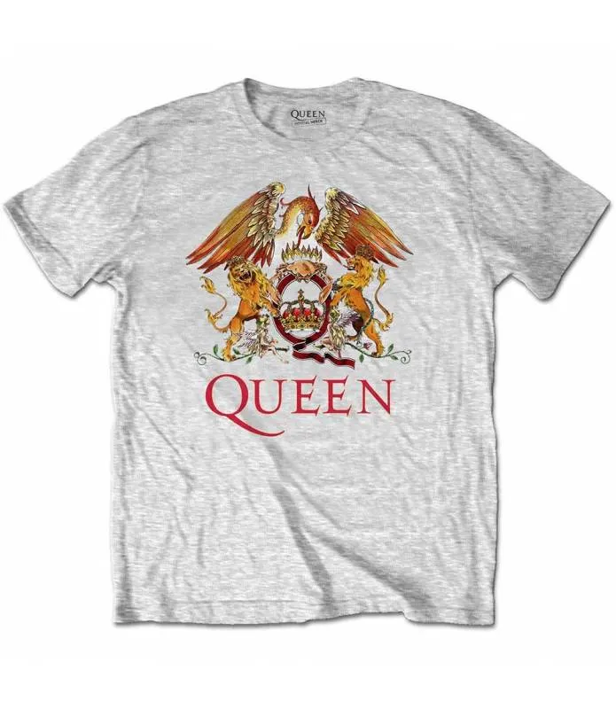 QUEEN Classic Crest Camiseta niñas/os Licencia Oficial RockOff QUTS03BH