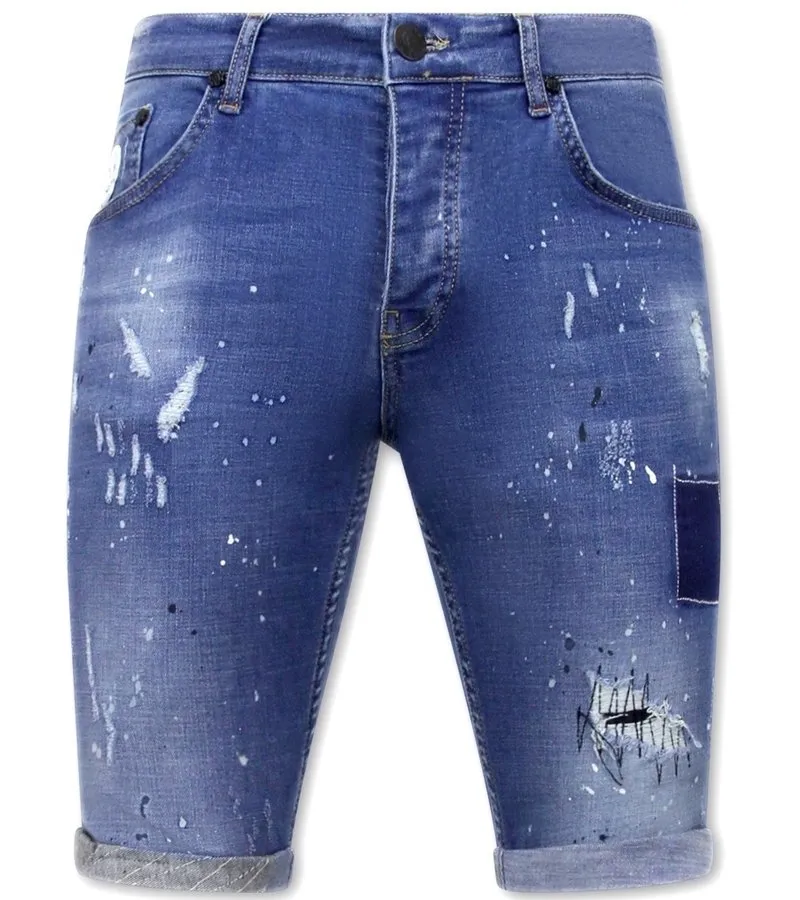 SKINNY SHORT HOMBRE  1031SH  AZUL