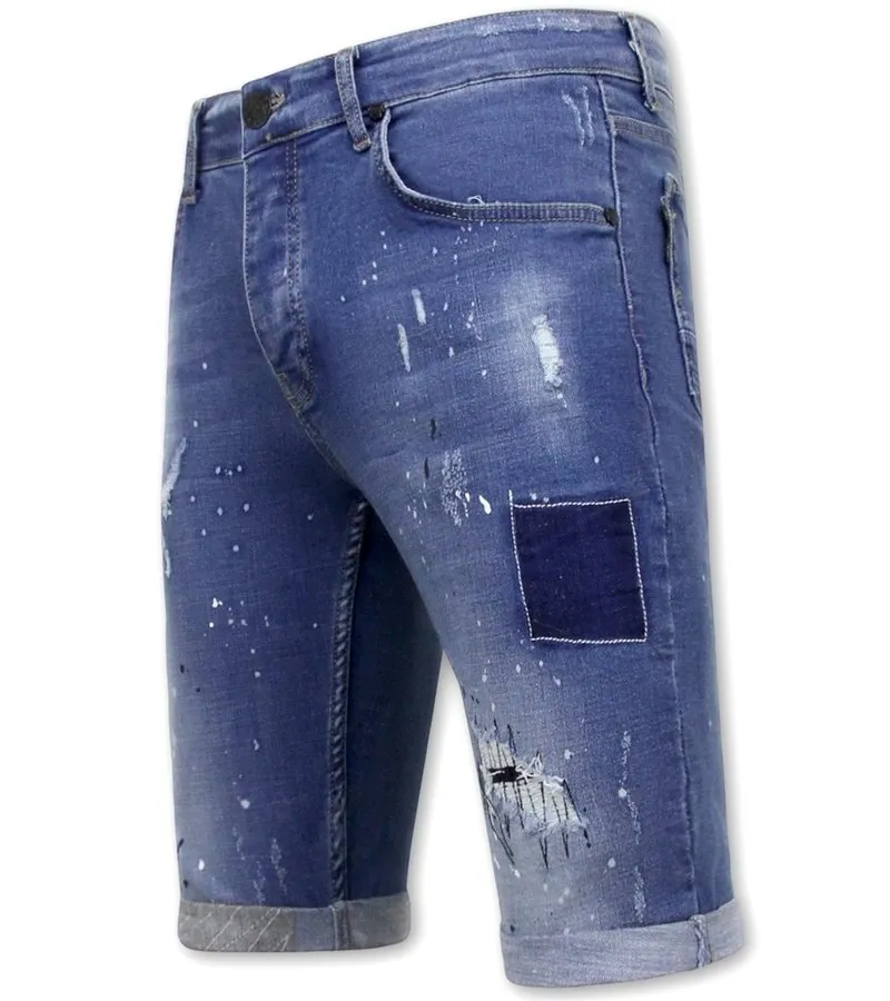 SKINNY SHORT HOMBRE  1031SH  AZUL