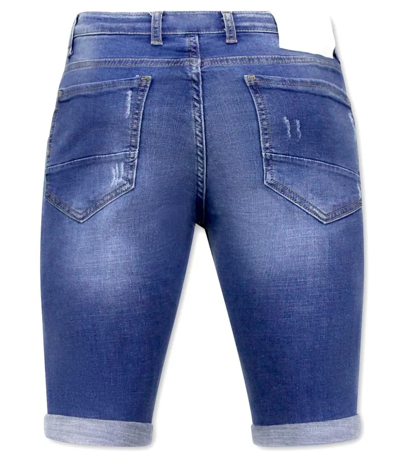 SKINNY SHORT HOMBRE  1031SH  AZUL