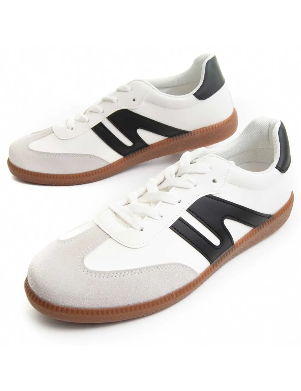 Sneaker Casual Para Hombre  Montevita  Newal  88561 Blanco