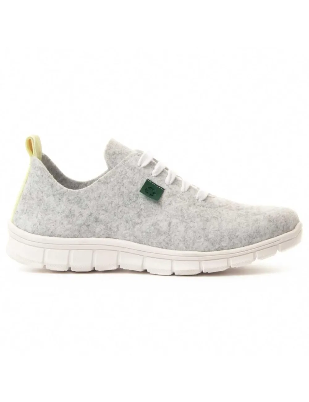 Sneaker de fieltro reciclado para hombre  Montevita  Recicledm  72934 Blanco