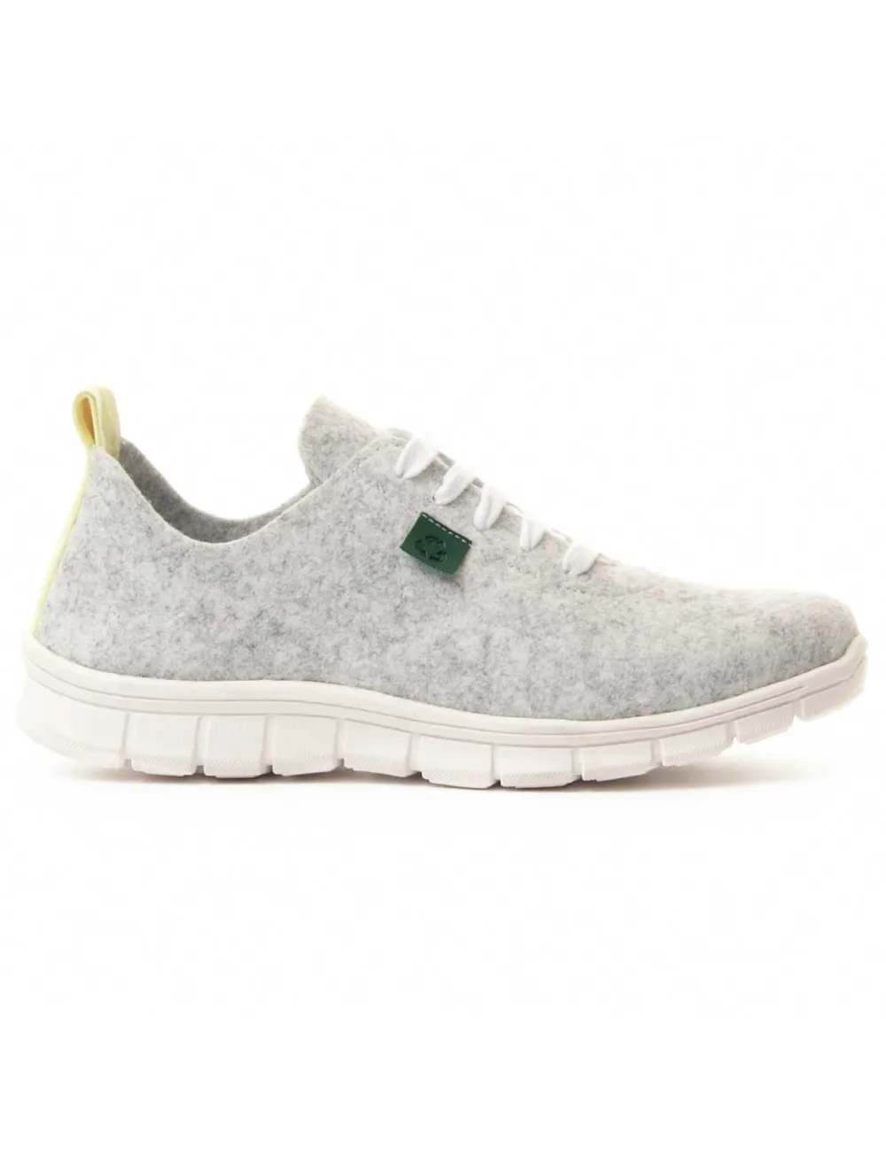 Sneaker de fieltro reciclado para hombre  Montevita  Recicledm  72934 Blanco
