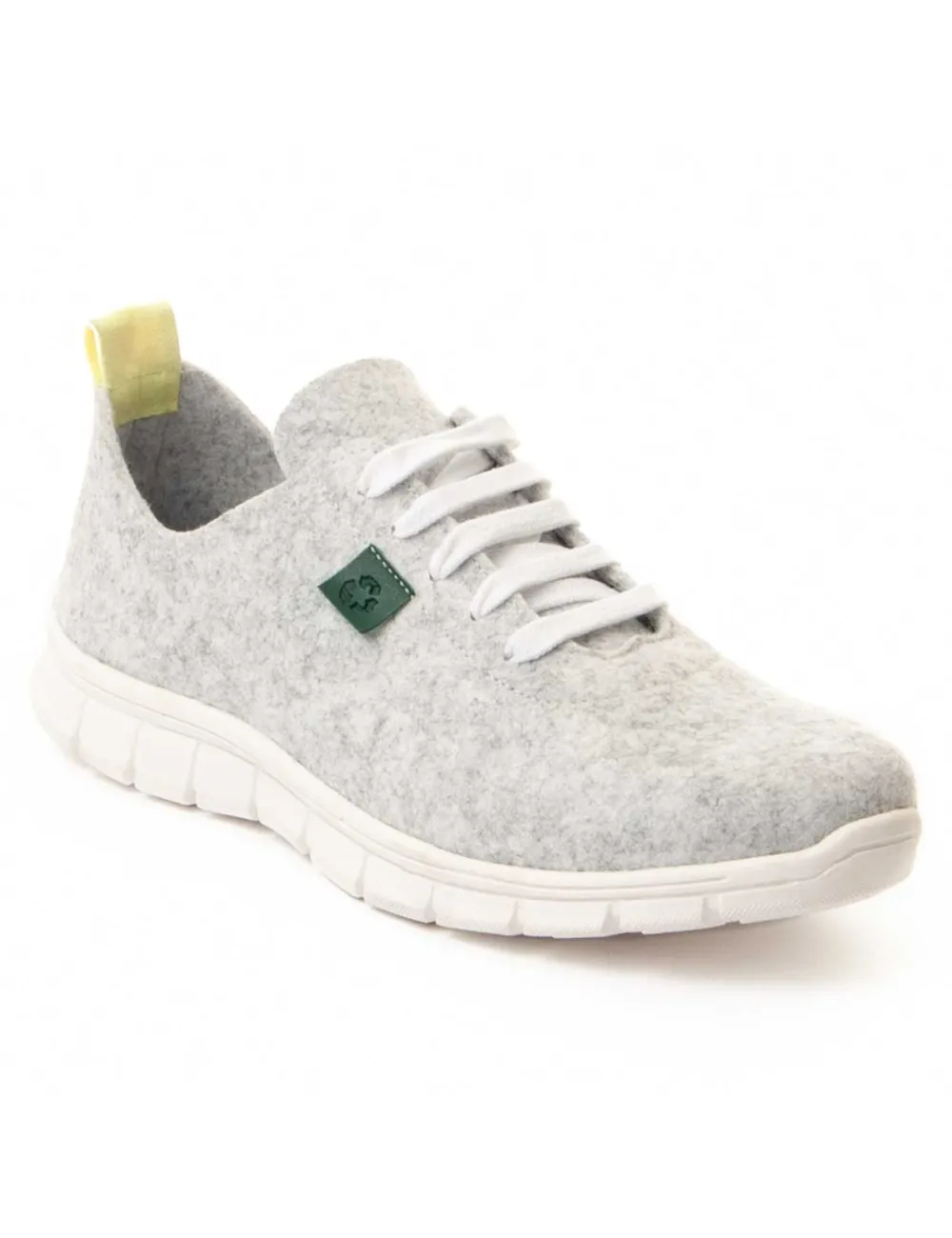 Sneaker de fieltro reciclado para hombre  Montevita  Recicledm  72934 Blanco