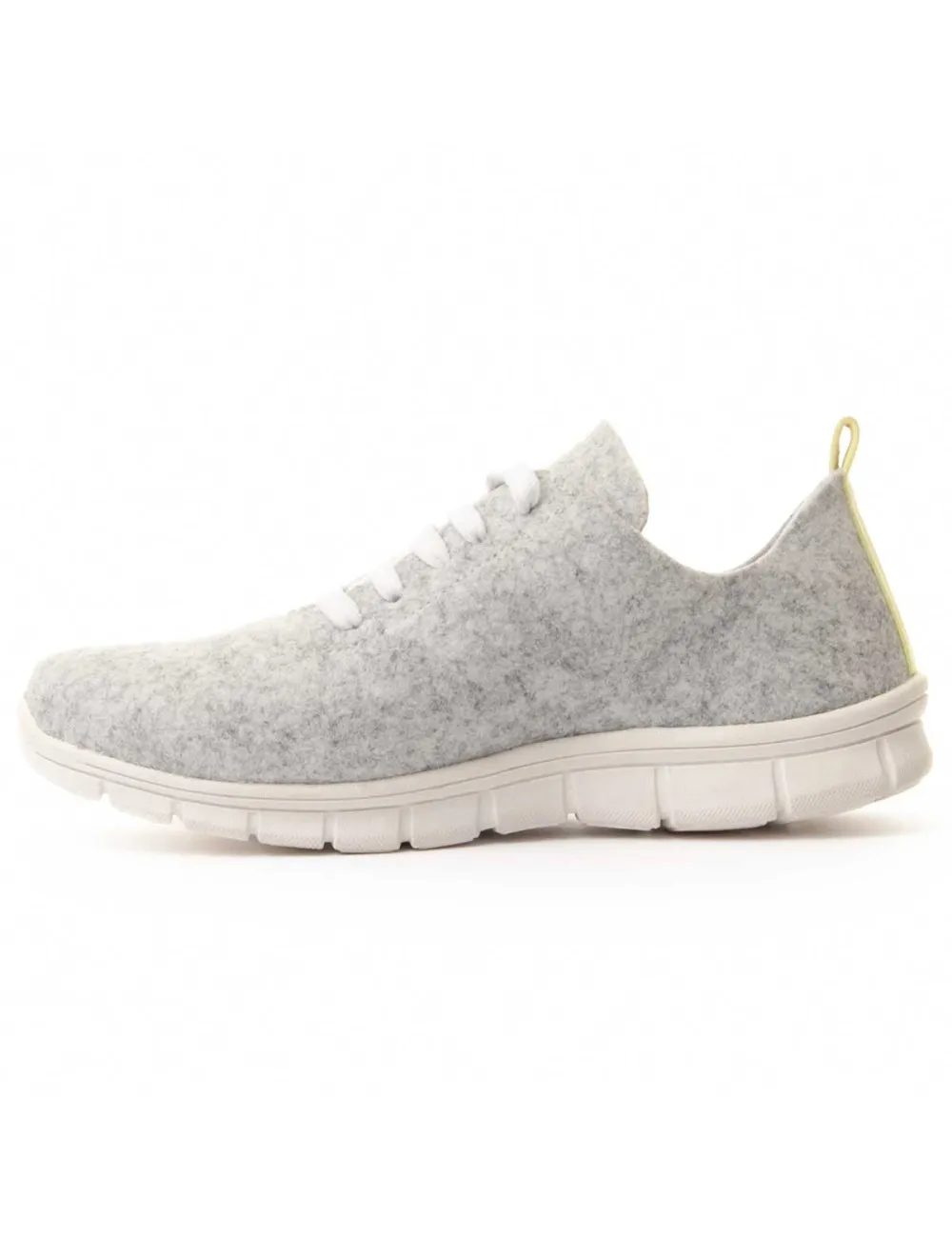 Sneaker de fieltro reciclado para hombre  Montevita  Recicledm  72934 Blanco