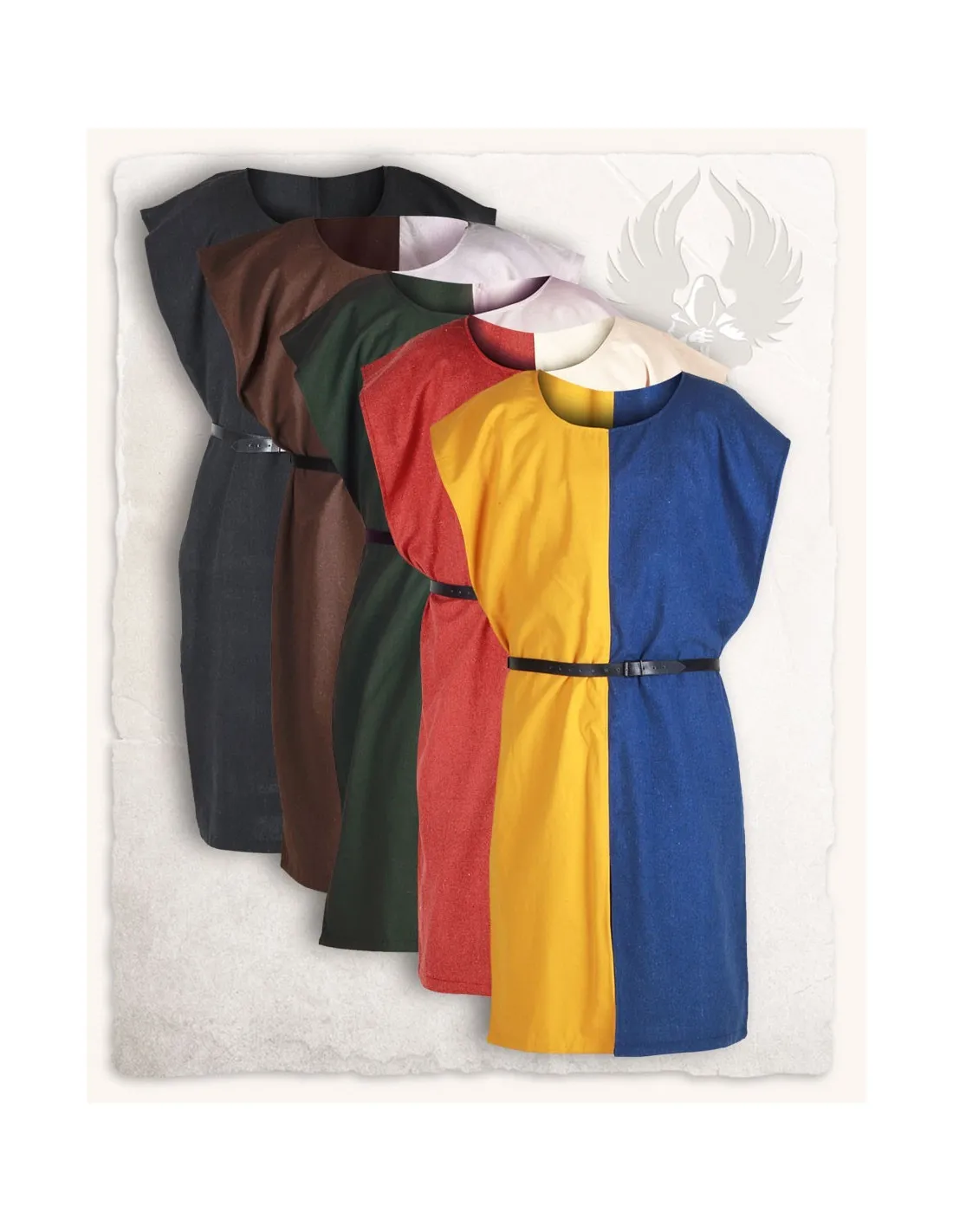 SOBREVESTA MEDIEVAL IGNAZ, ROJOAMARILLO