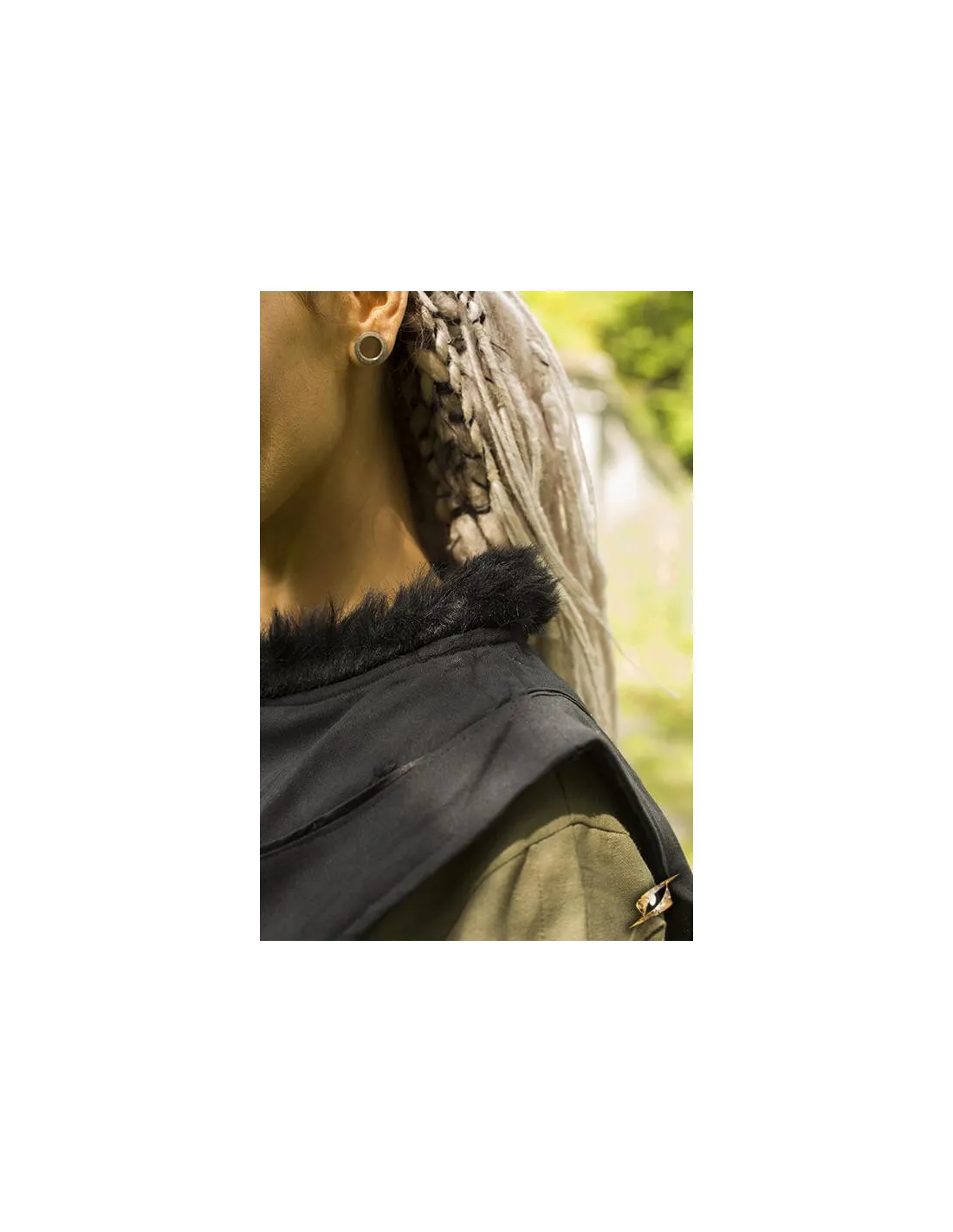 Sobrevesta medieval Raven en nebro