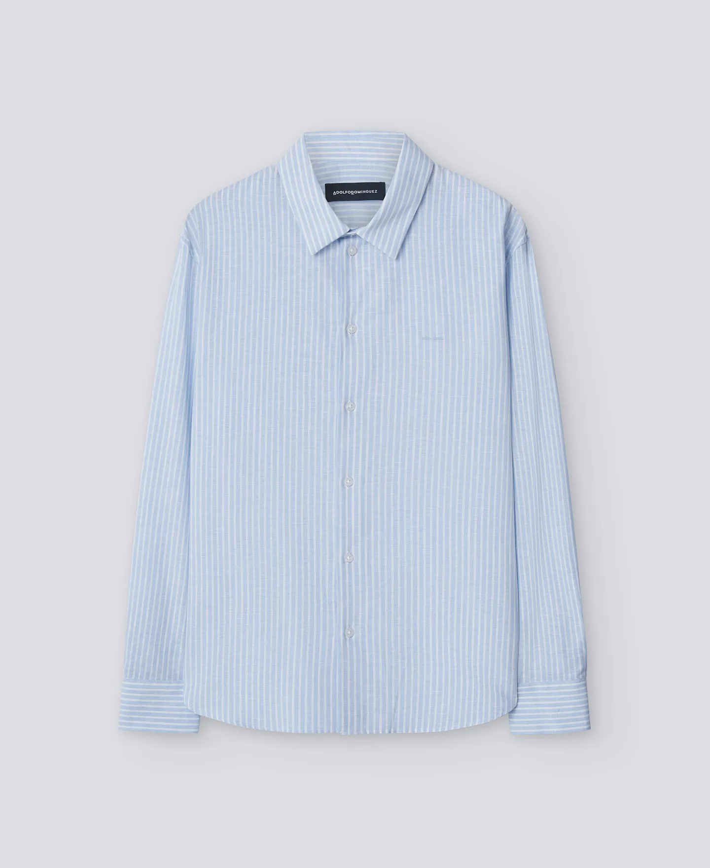 Striped shirt man