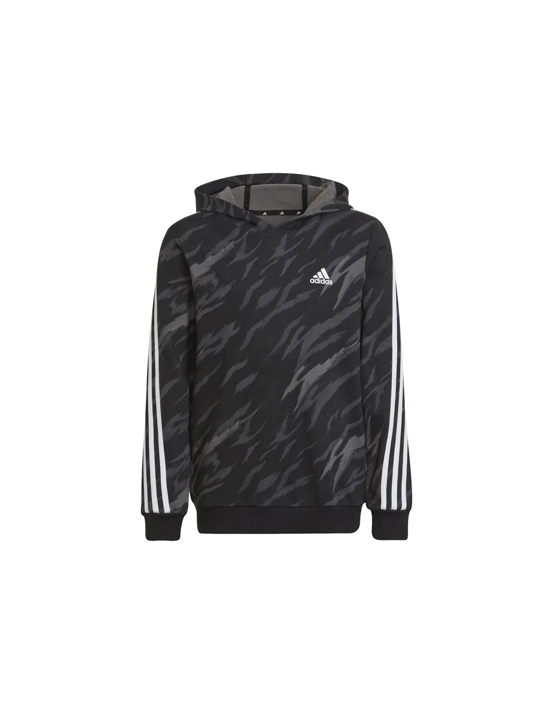 Sudadera adidas 3 Bandas Boys Black