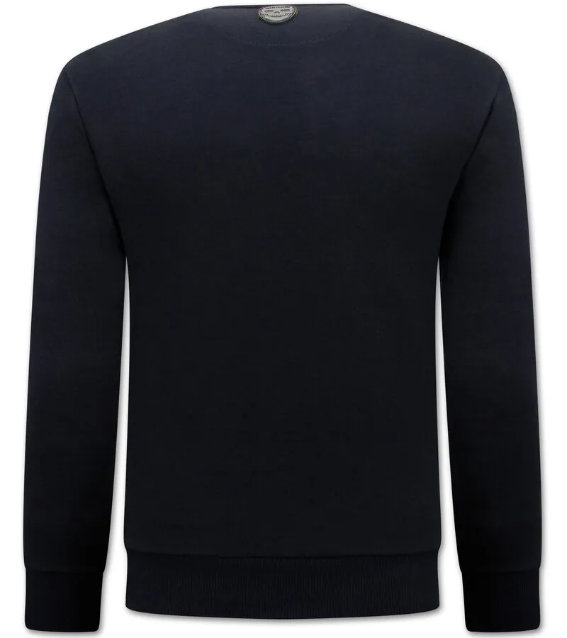 SUDADERA CON ESTAMPADO DE LOS LAKERS  NEGRO