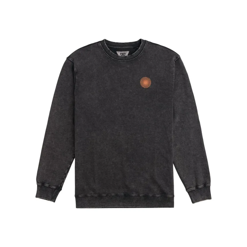 Sudadera Crew Vissla Psycho Surf Para Hombre
