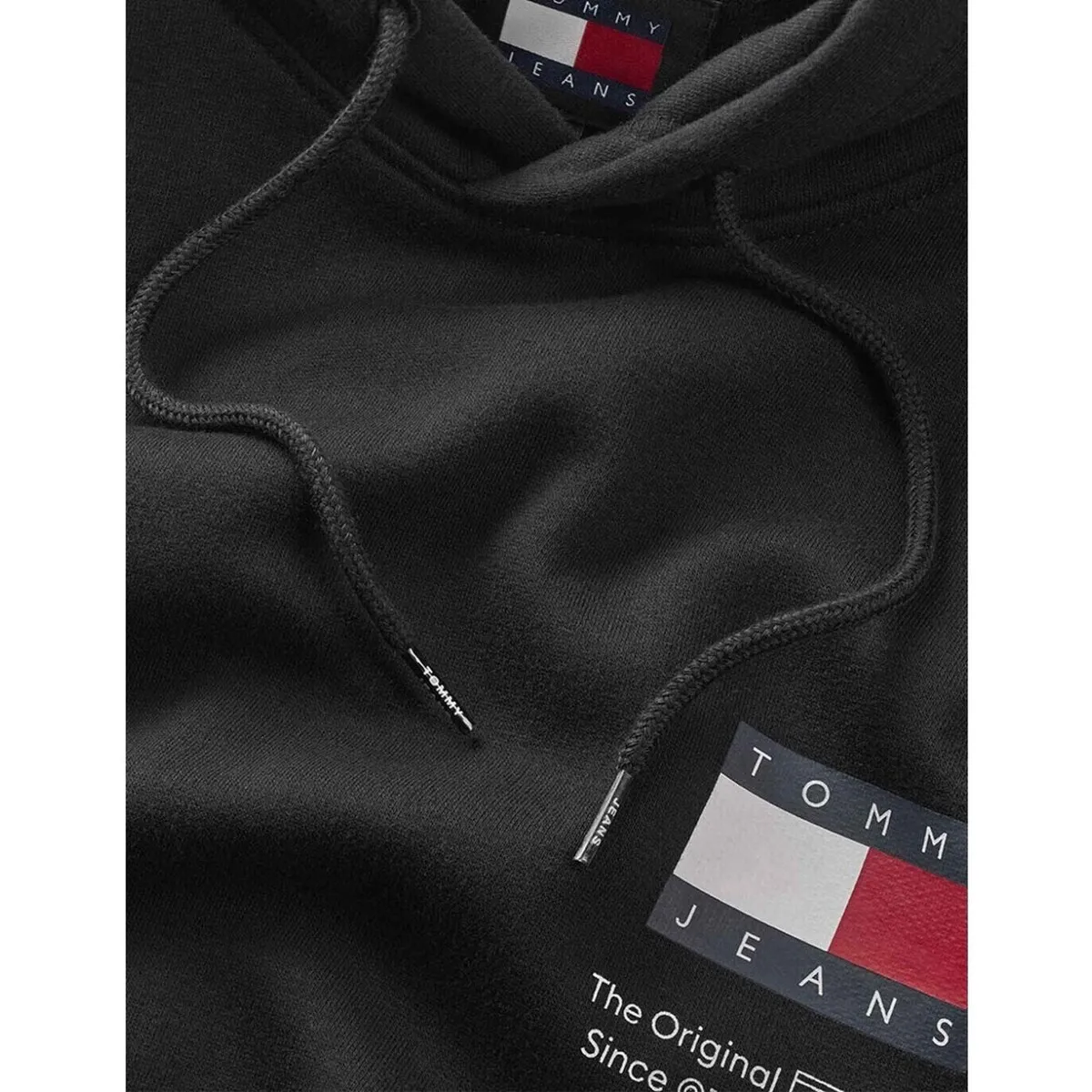 SUDADERA  ESSENTIAL FLAG HOODIE BDS BLACK