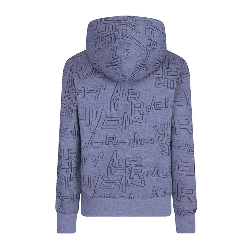 SUDADERA JORDAN TAKE FLIGHT HOODIE GRIS (JUNIOR)