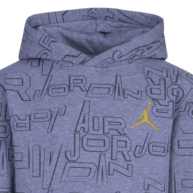 SUDADERA JORDAN TAKE FLIGHT HOODIE GRIS (JUNIOR)