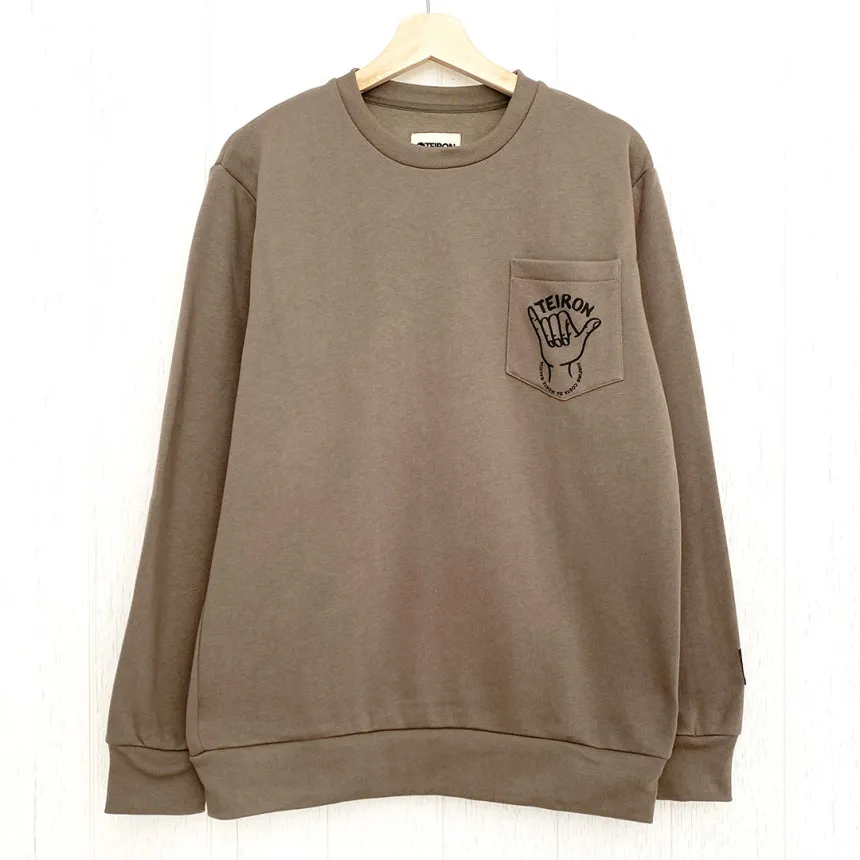 Sudadera Teiron Crew Pocket Hangloose Para Niños