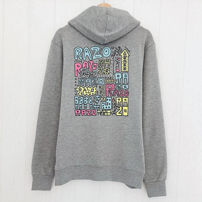 Sudadera Teiron Zip Lettering Razo Para Niños
