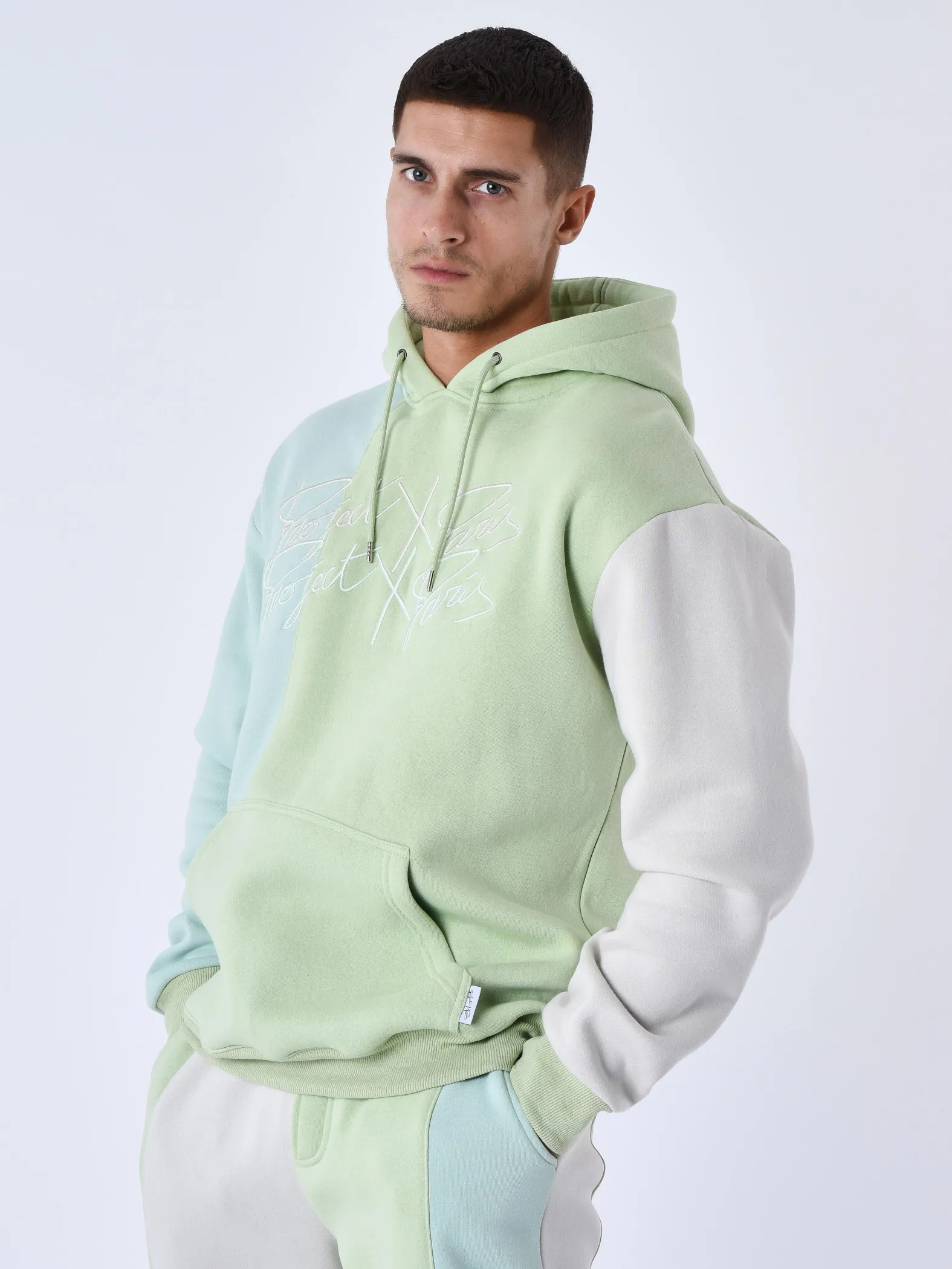 Sudadera tricolor