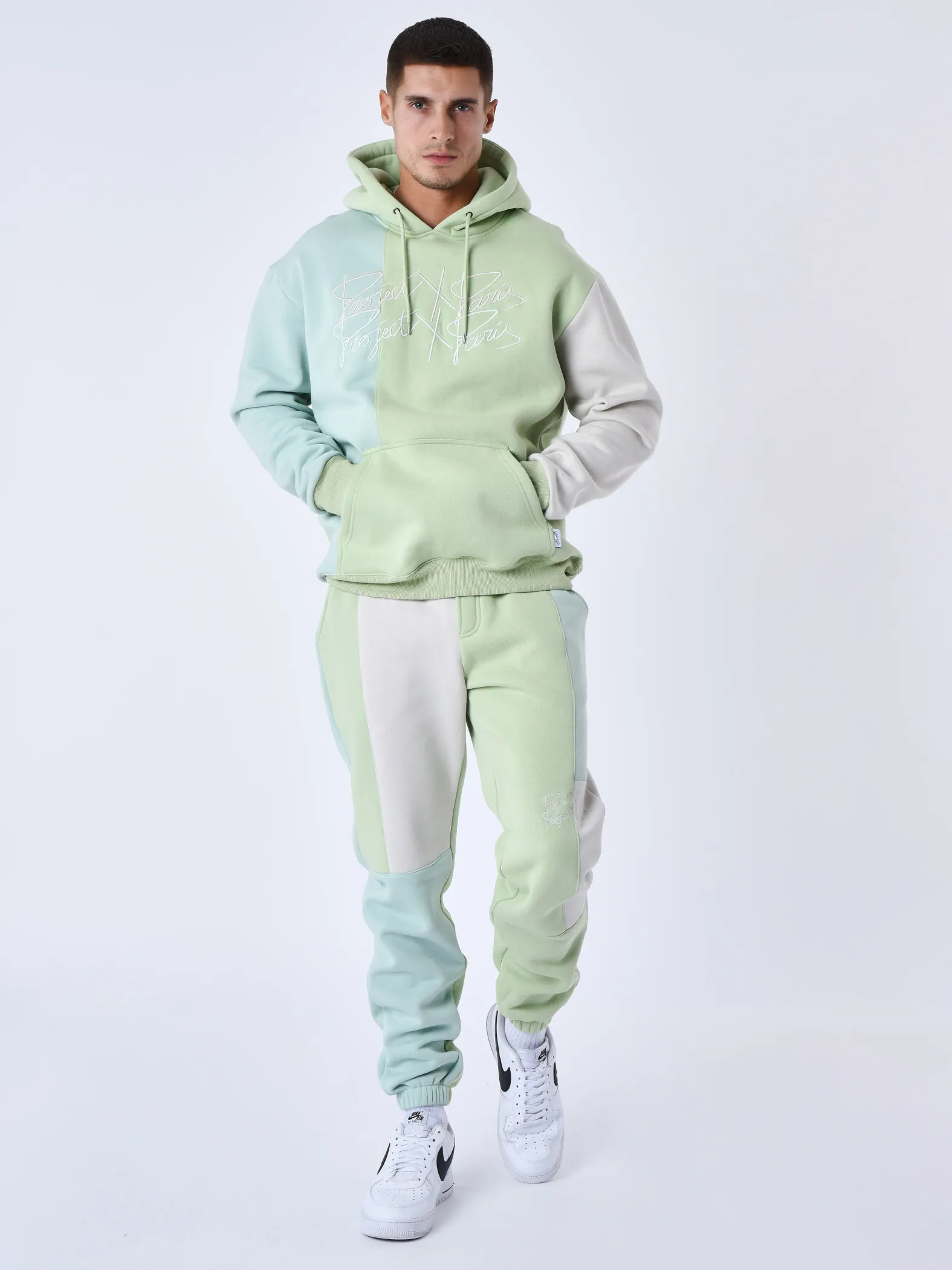 Sudadera tricolor