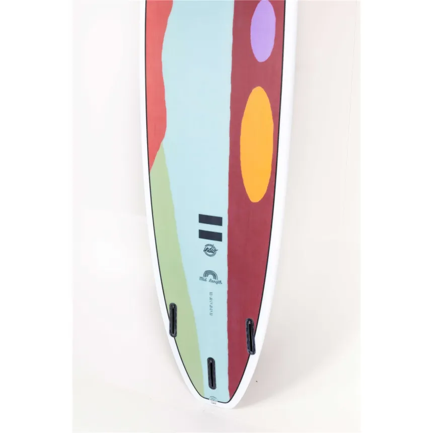 Tabla De Surf Indio Mid Lenght 7'6x 21 1/2 x 2 7/8 53.10L