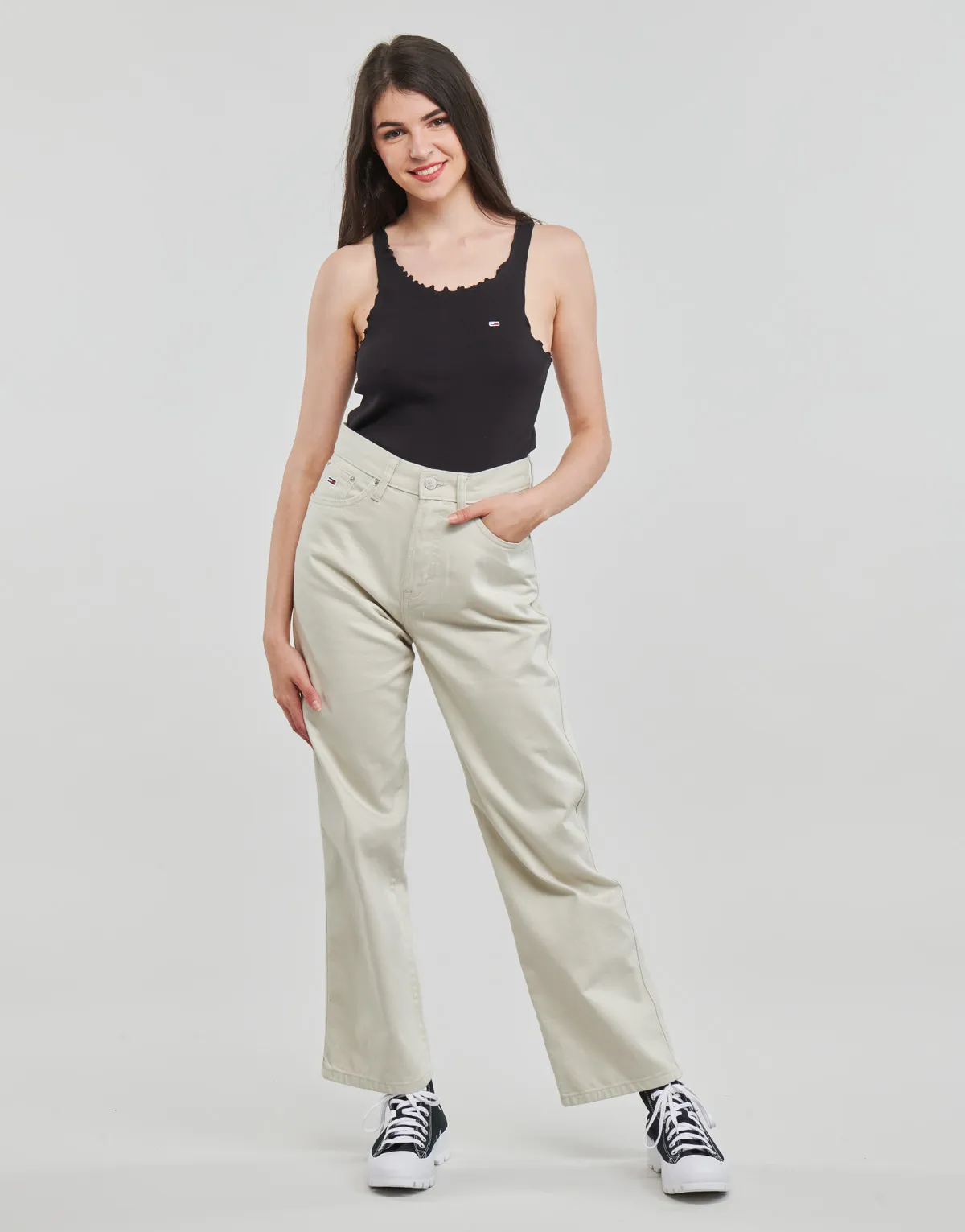 TJW BETSY MID RISE LOOSE