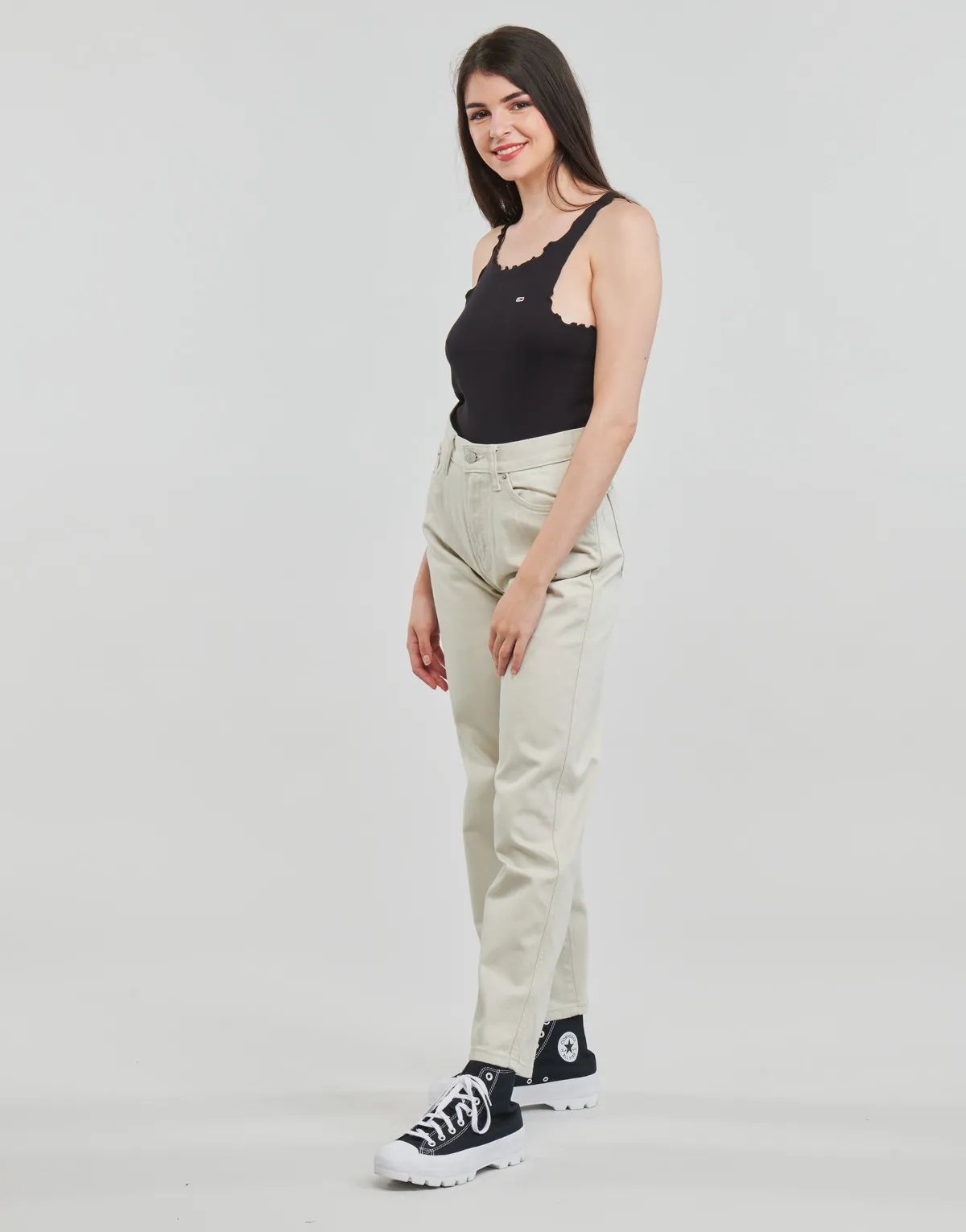 TJW BETSY MID RISE LOOSE