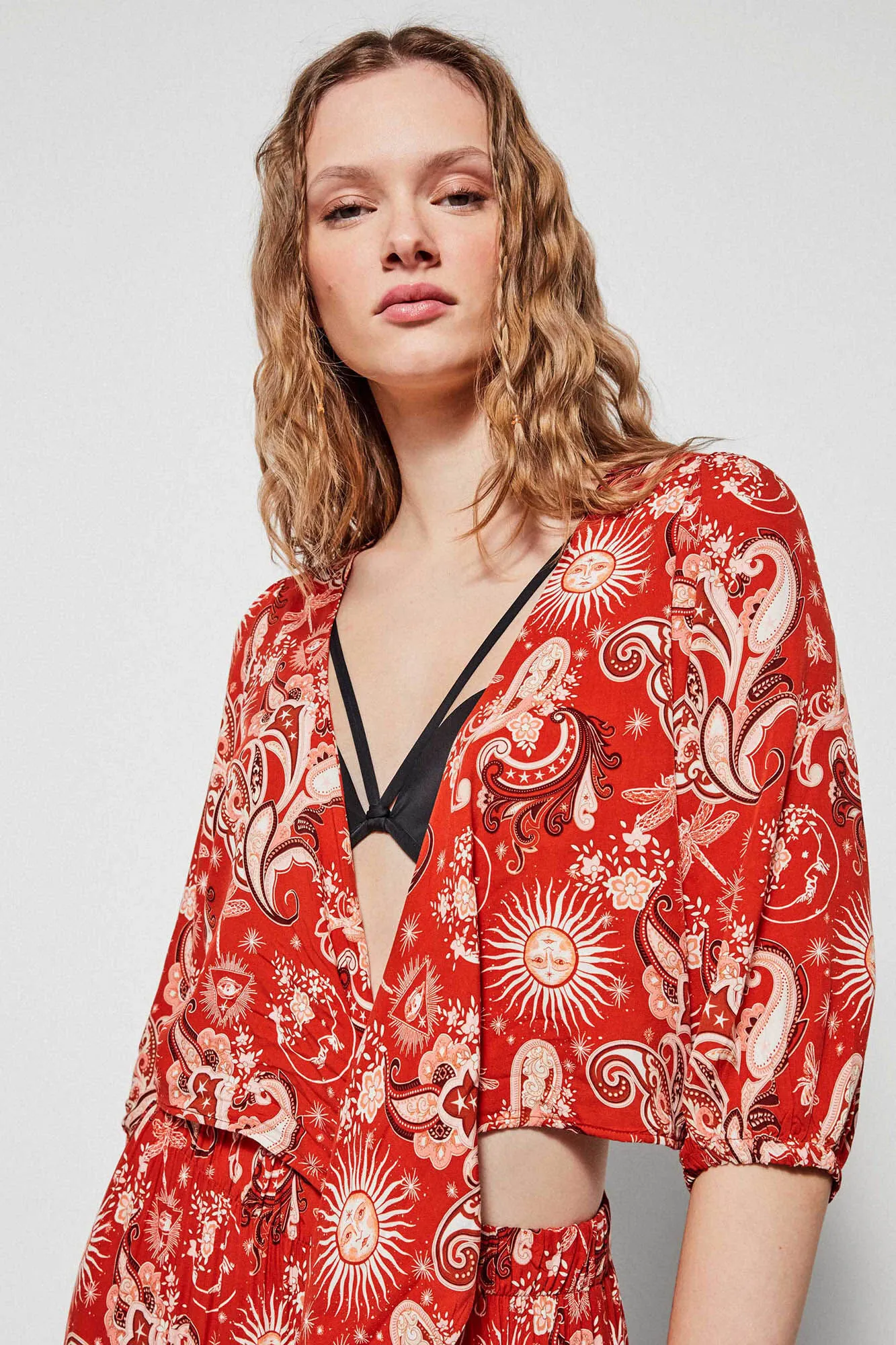 Top estampado