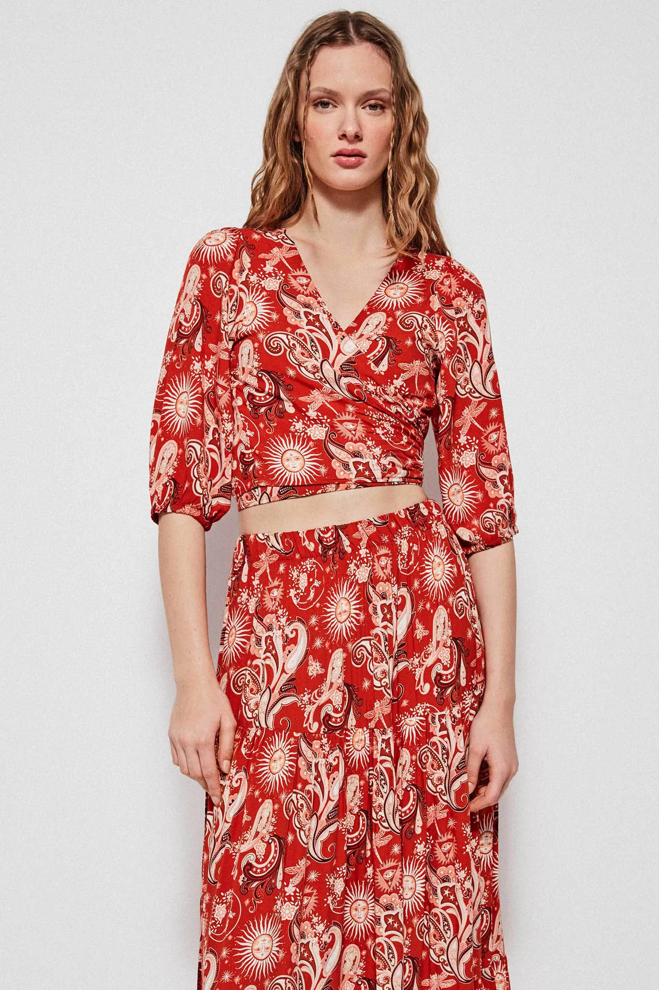 Top estampado