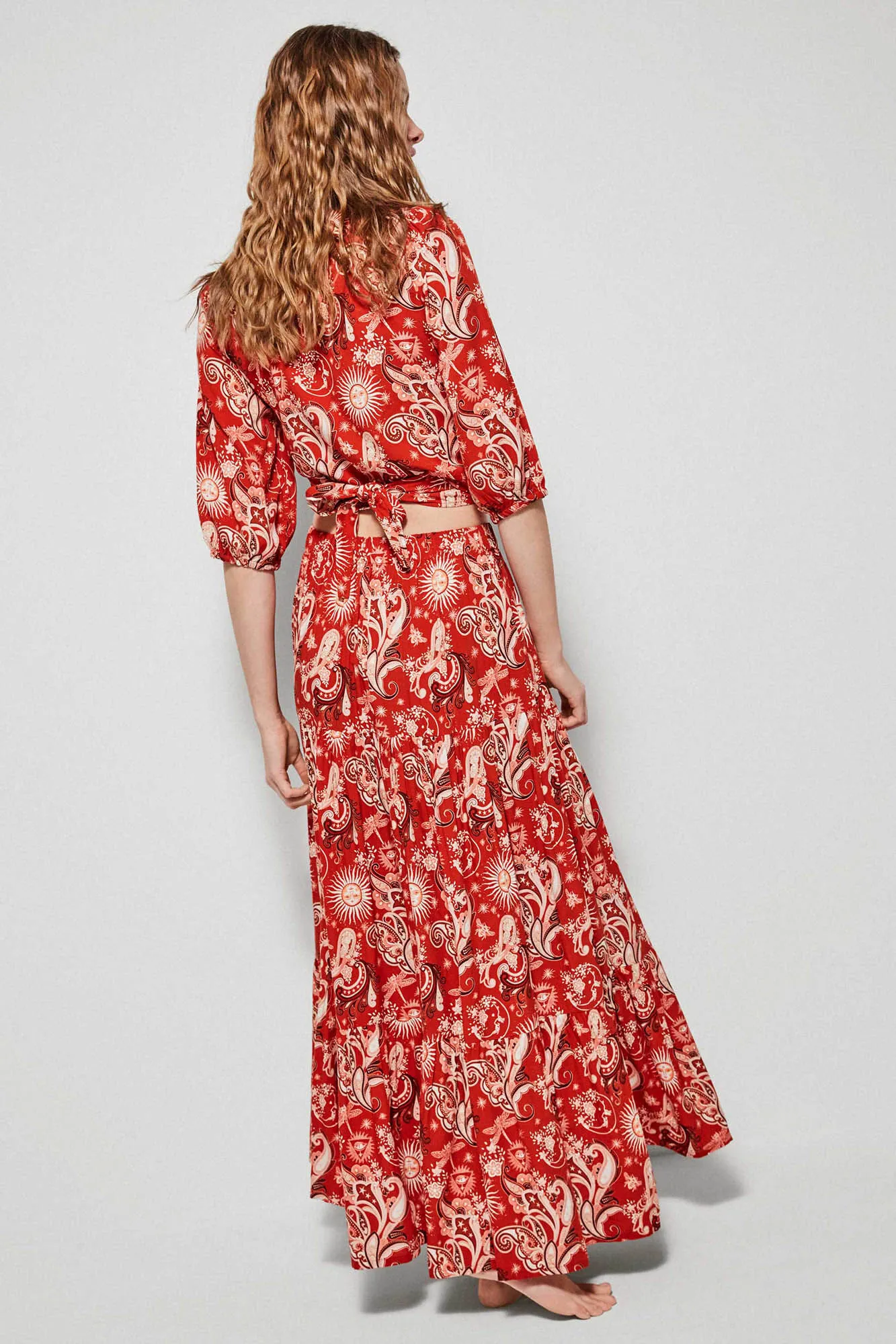 Top estampado