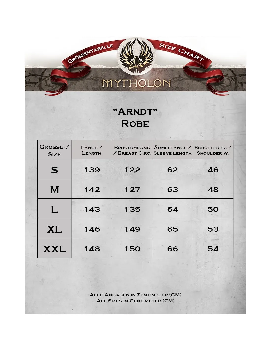 Túnica medieval Arndt en marrón