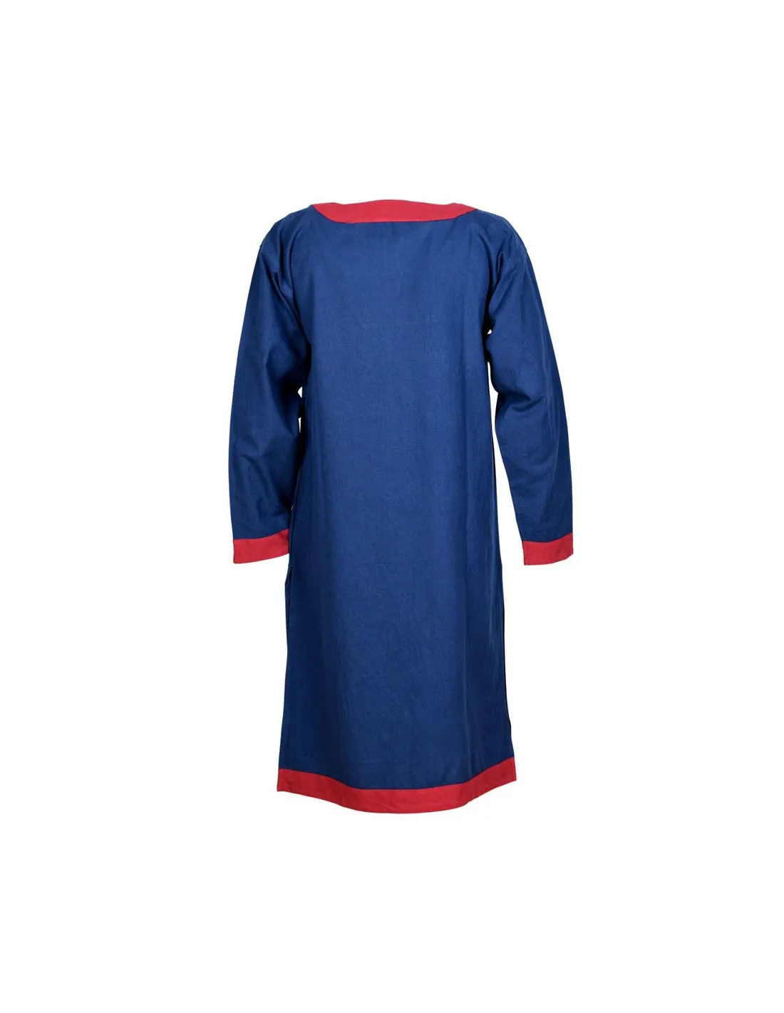 Túnica medieval larga Vallentin, azul