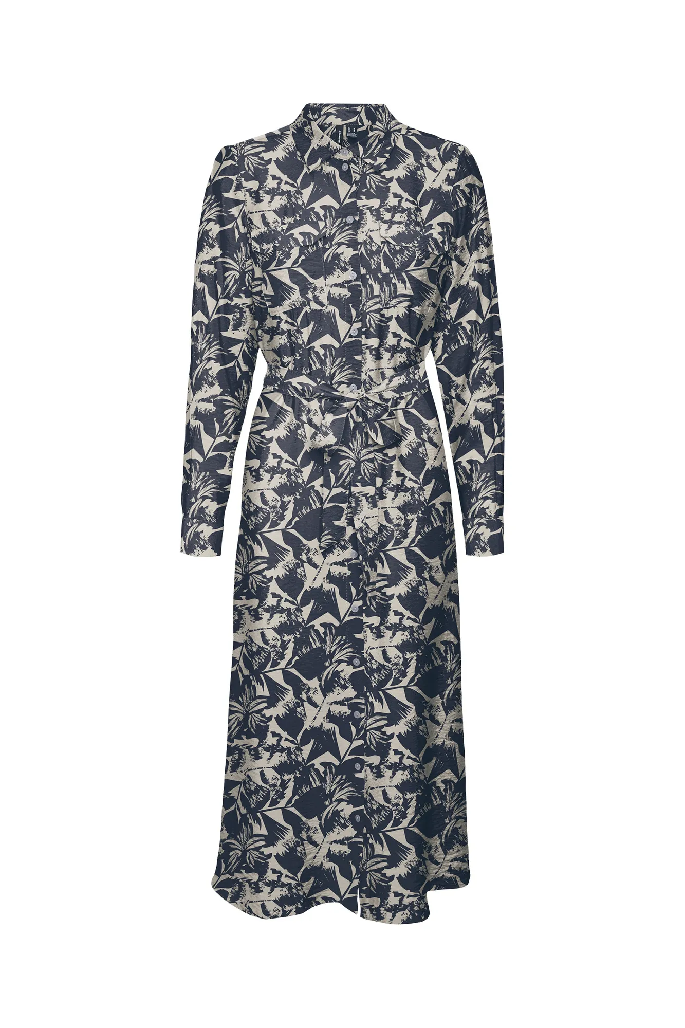 Vero Moda Vestido midi camisero