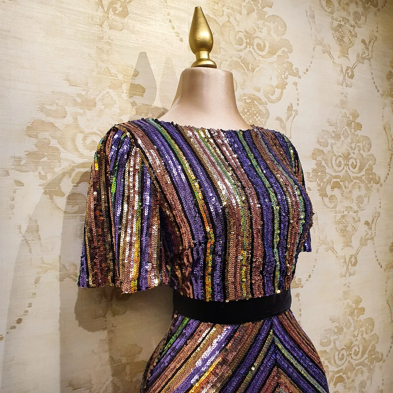 Vestido Colores Corto Lentejuela