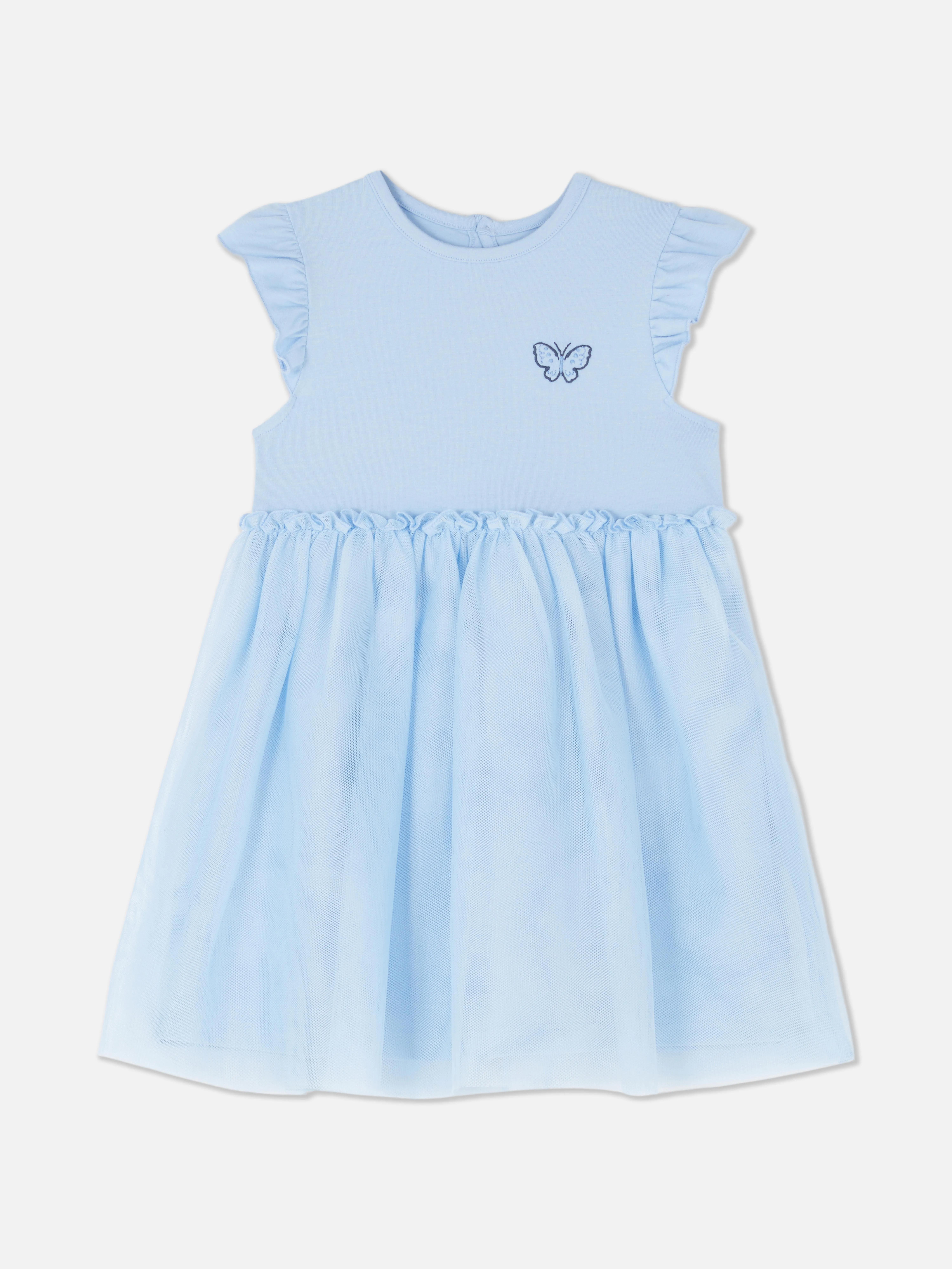 Vestido con tutú y mariposa