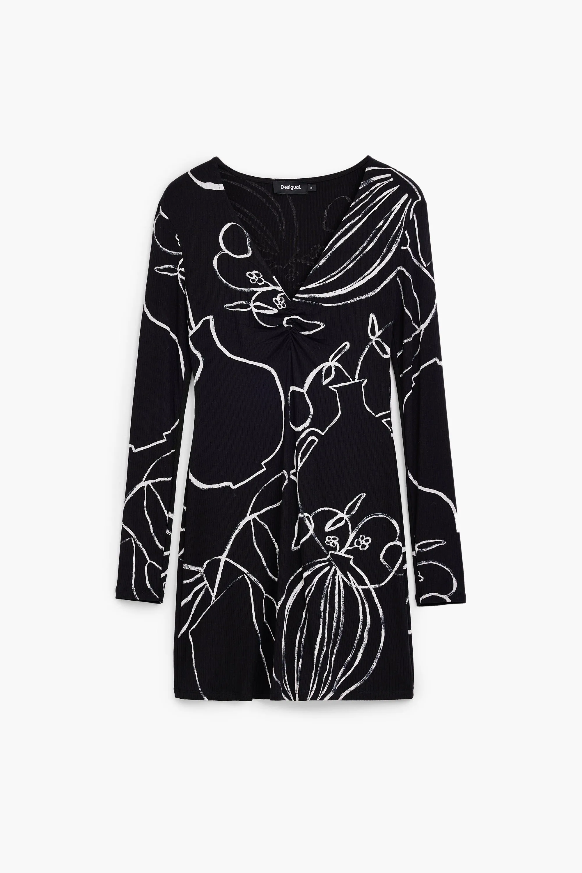 Vestido corto estampado