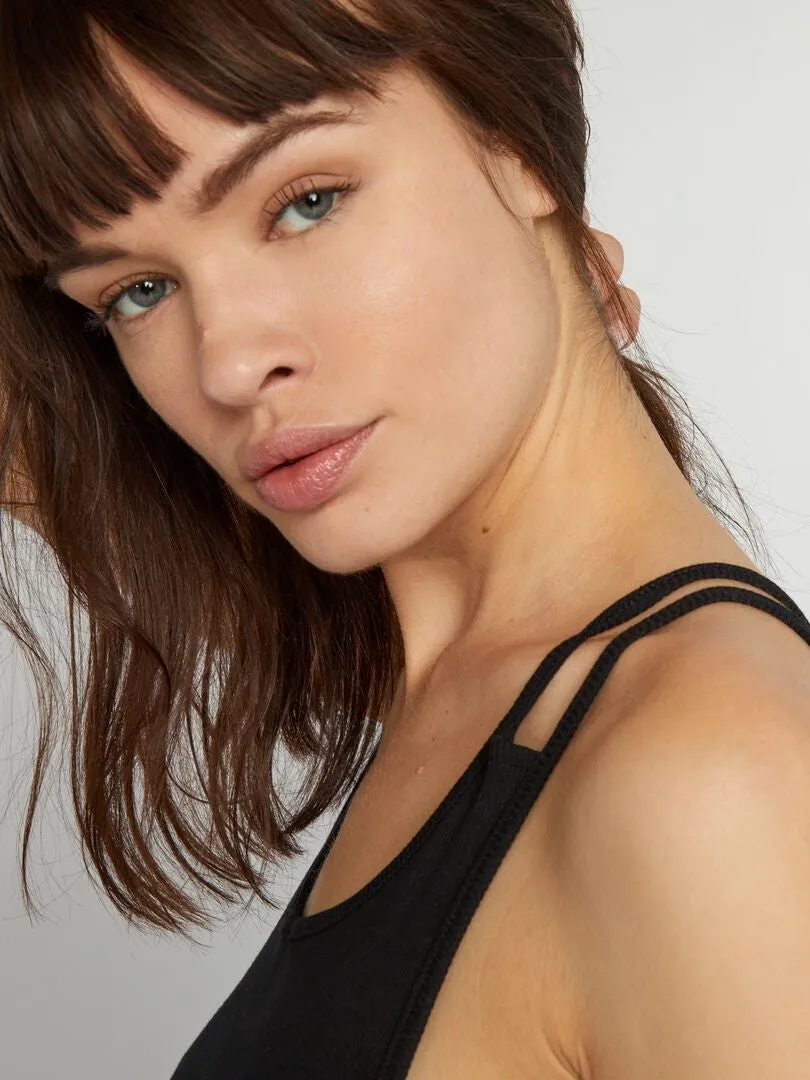 VESTIDO DE CANALé  NEGRO
