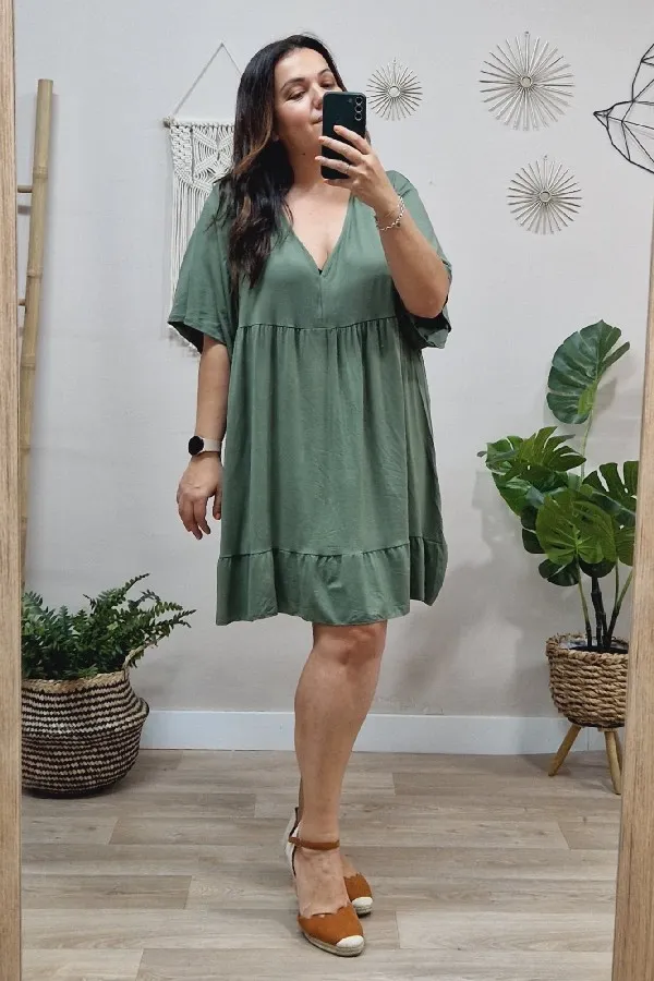 Vestido Doll Kaki